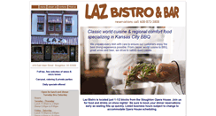 Desktop Screenshot of lazbistro.com